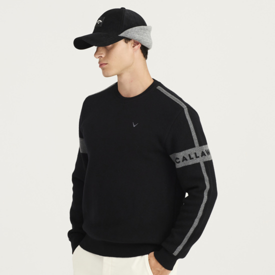 겨울 남성 포인트 배색 방풍풀오버