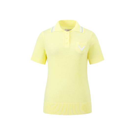 여성 여름 트리플트랙 스카시 반팔니트