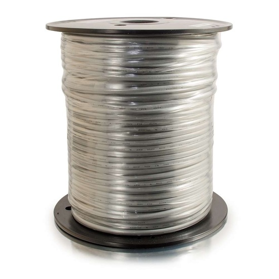 500ft (152.4m) 28AWG 4Conductor Silver Satin Modular Flat Telephone