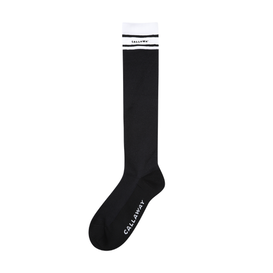 [여성] 컬러 배색 니삭스