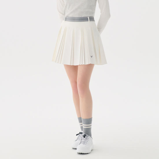 봄 시그니처 플리츠 큐롯