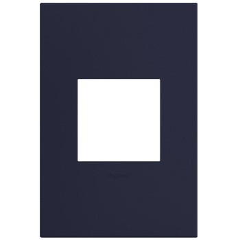 adorne® Bleu Noir One-Gang Screwless Wall Plate