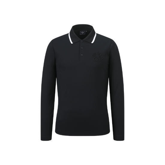 남성 봄 Y넥 긴팔 티셔츠