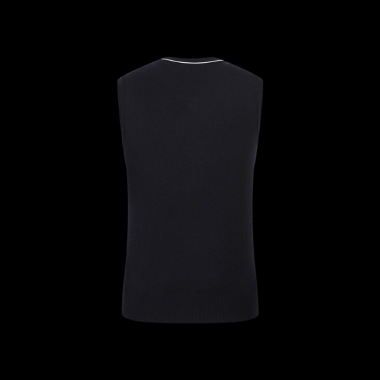 남성 자수 니트 베스트