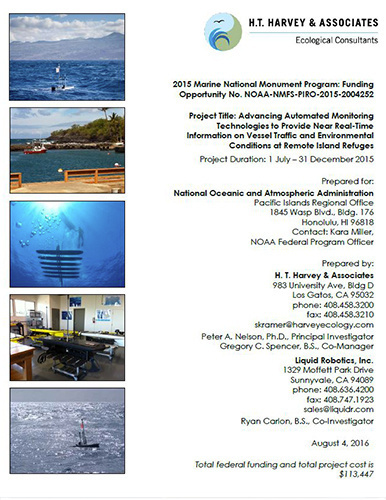 Wave Glider Report 2016 cover.