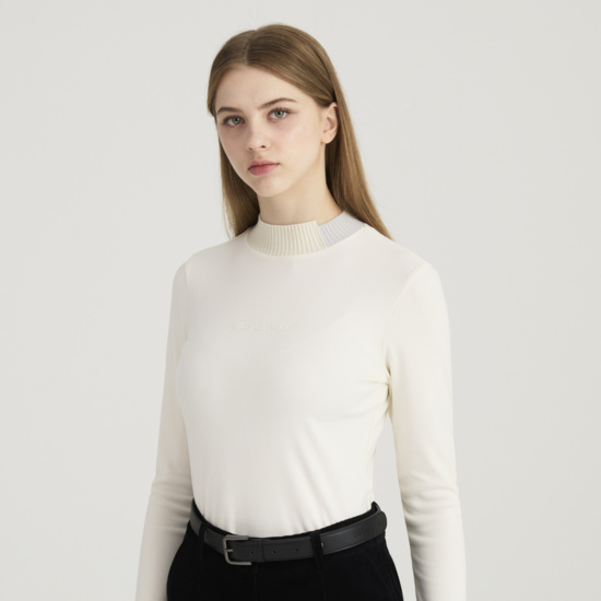 겨울 여성 하이넥 베이스레이어