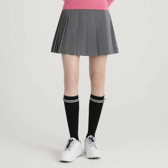 가을 여성 플리츠믹스 큐롯