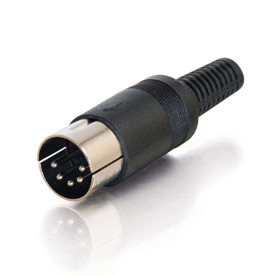 Electrical Equipment & Supplies 5pcs DIN male Plug 5 Pin Connector with ...