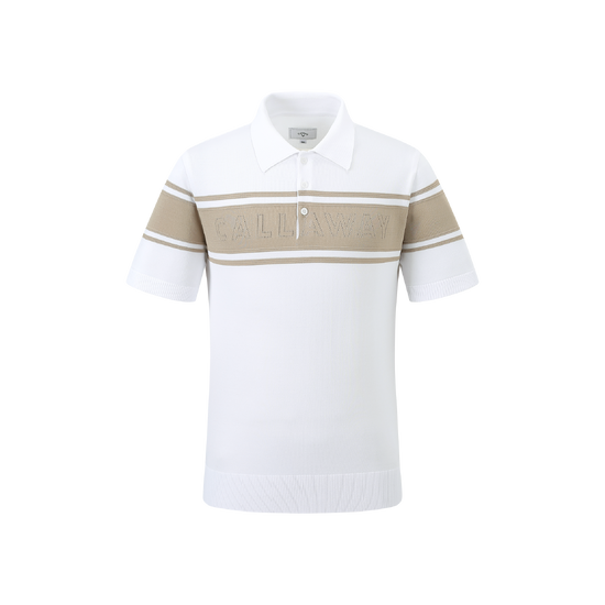 남성 여름 몸판 블록 반팔니트