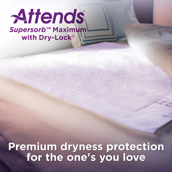 Attends Supersorb Maximum Premium Underpads