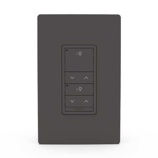 Brown Wattstopper PLUS 2 Button  2 Rocker Switch