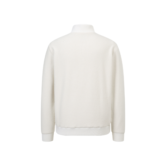 남성  뽀글이 짚업 방풍 티셔츠