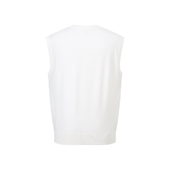 남성 봄 아가일 니트 베스트