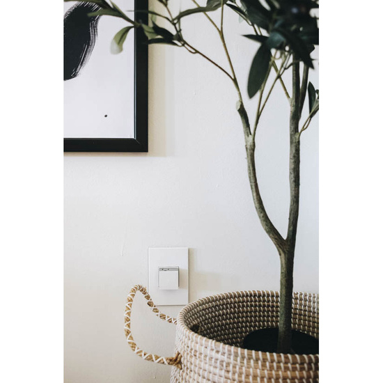 adorne Gloss White Wall Plate with Microban