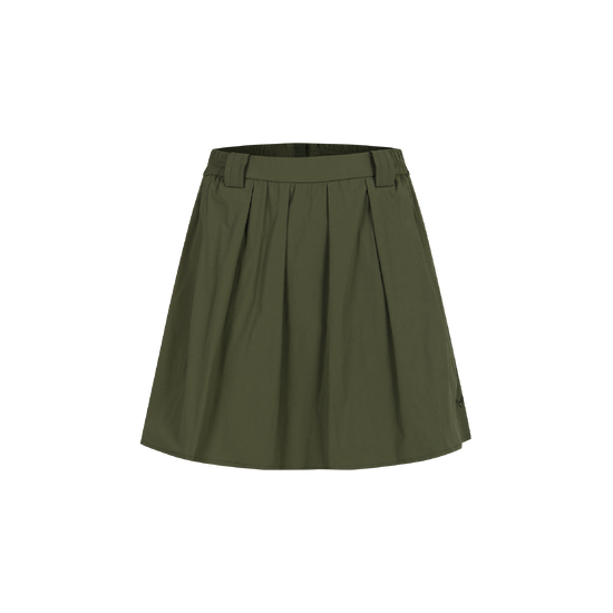 여성 봄 우븐셋업 플레어스커트