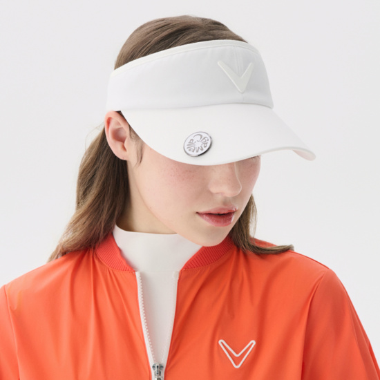 여성 플라워 볼마커 바이저