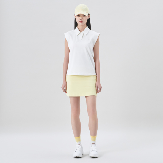 여성 여름 아웃포켓 A라인 스커트