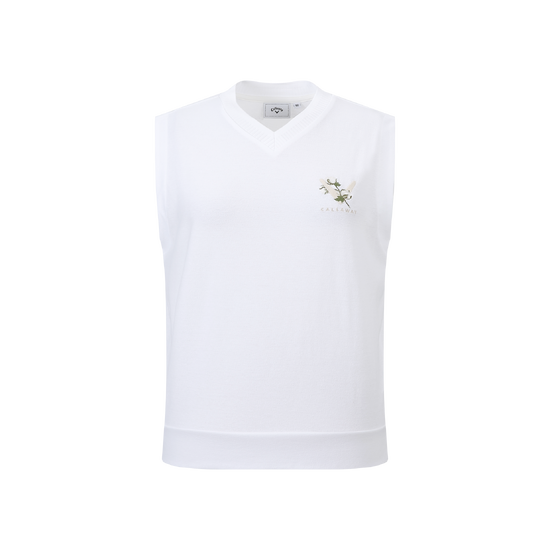 여성 여름 V넥 슬리브리스