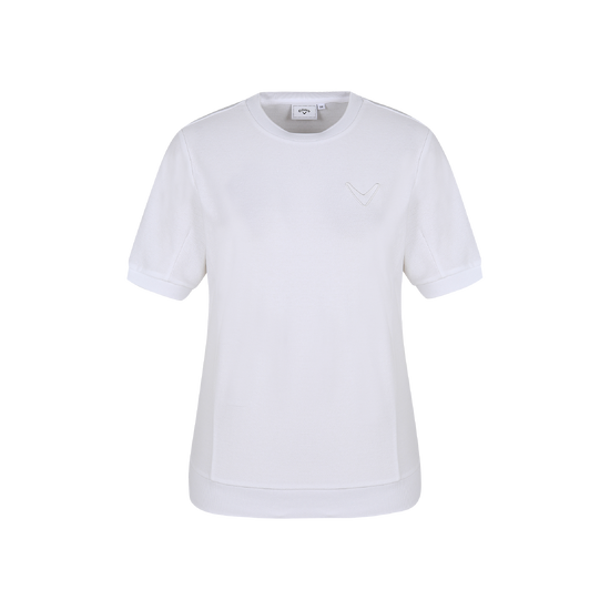 여성 봄 라운드 반팔티셔츠