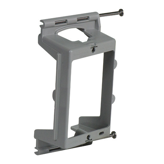 1Gang Low Voltage Captive Nails Mounting Bracket with QuickConnect