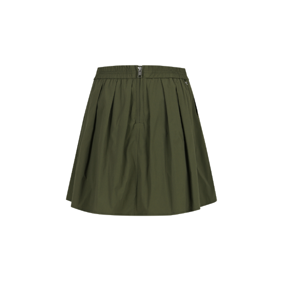 여성 봄 우븐셋업 플레어스커트