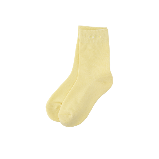 여성 솔리드 중목 양말