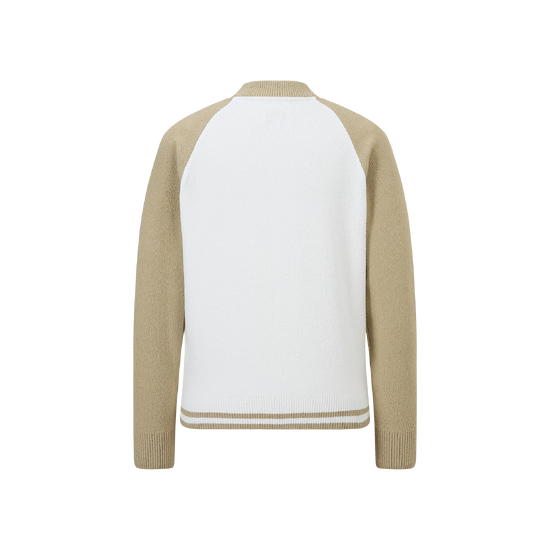 여성 봄 블루종 니트가디건