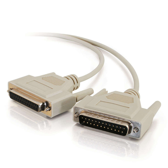 DISCONTINUED 10ft (3m) DB25 Male to DB25 Female Serial RS232 Null