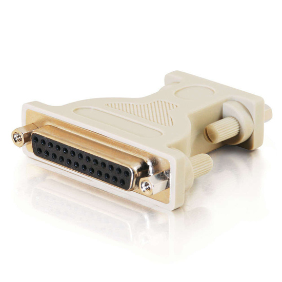 DB9 Female to DB25 Female Serial RS232 Null Modem Adapter Serial