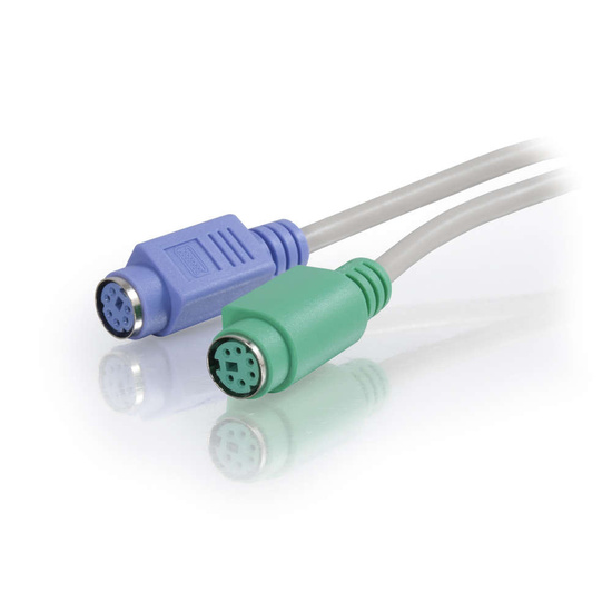 1ft (0.3m) USB to PS/2 Keyboard/Mouse Adapter Cable | Adapters and ...