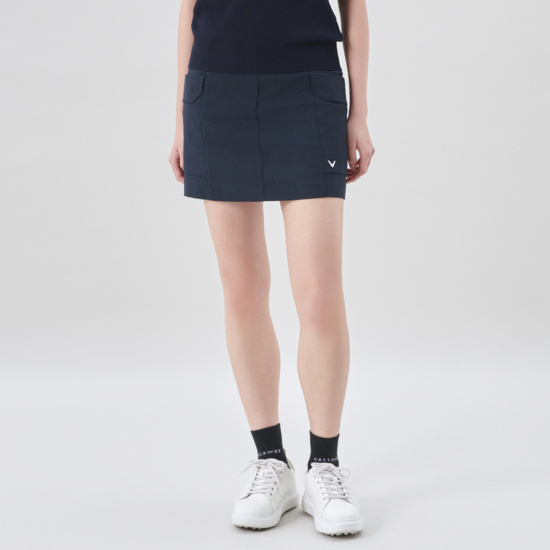 여성 봄 카고형 A라인 스커트