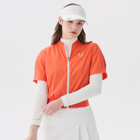 봄 반팔 풀집업 점퍼