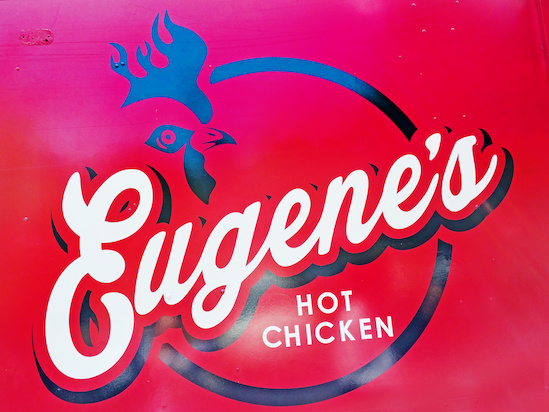 Eugene's Hot Chicken is cluckin' delicious! Eugene's Hot Chicken is cluckin' delicious!