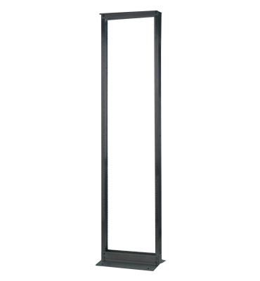Q-Series Standard EIA 2 Post Equipment Rack- 19 in 9 ft, 3 in Channel ...