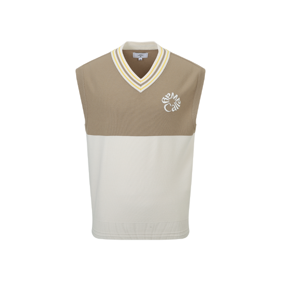남성  블럭형 V넥 베스트