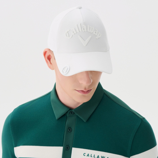 남성 BI 로고 볼마커 볼캡