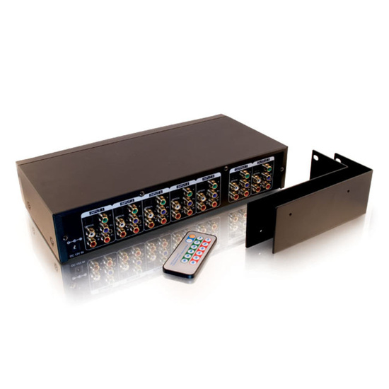 6x2 Component Video + Stereo Audio + TOSLINK® Digital Audio Matrix