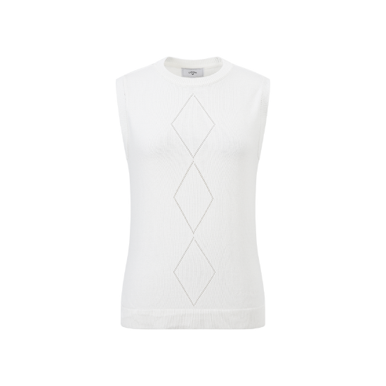 여성 봄 아가일 라운드베스트