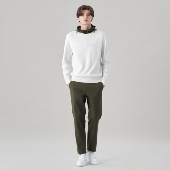 남성 봄 방풍탈착 후드 스웨터