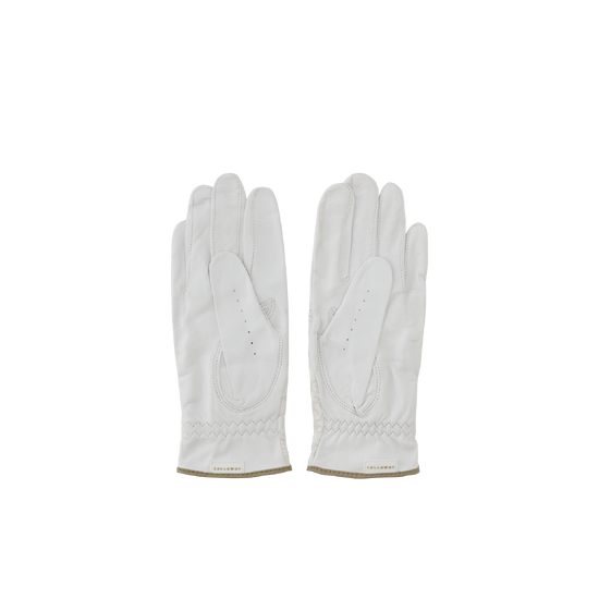 여성 양손 플라워 메쉬 장갑