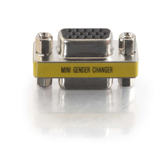 HD15 VGA F/F Mini Gender Changer (Coupler) Adapters and Couplers