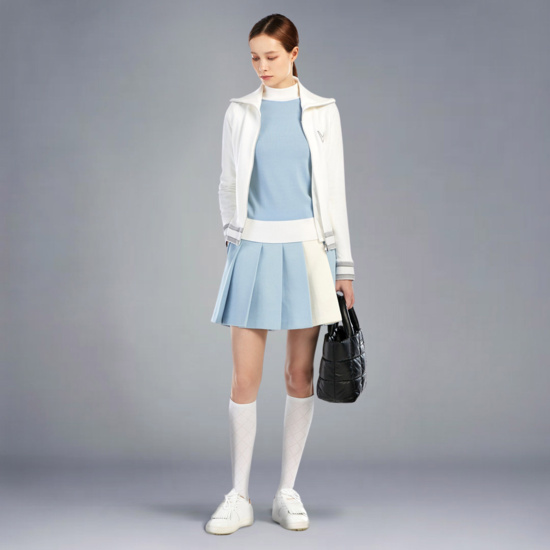 여성 겨울 플리츠 큐롯