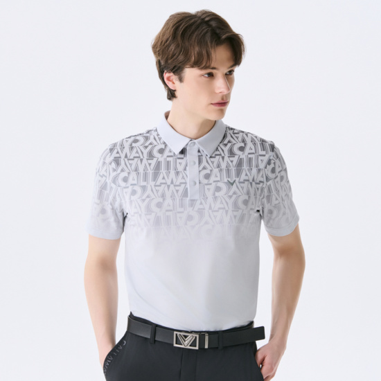 여름 그라데이션 프린트 Y에리 티셔츠