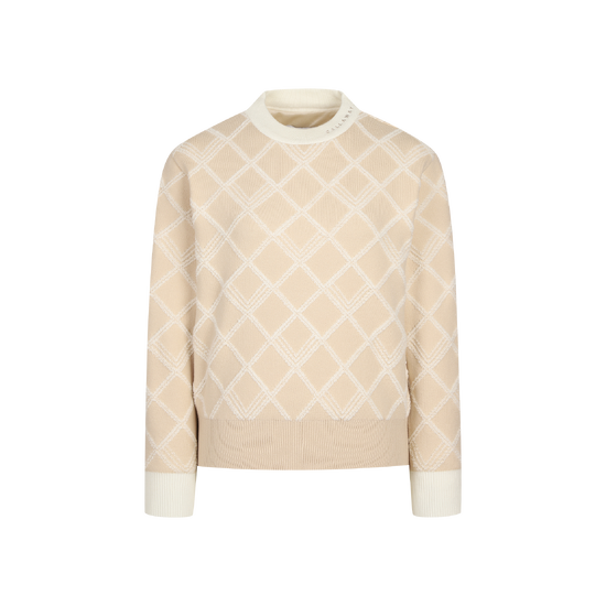 겨울 여성 시즌 패턴 방풍 풀오버