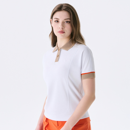 여름 라그랑 에리배색 티셔츠