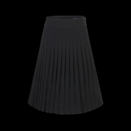 여성 가을 롱 플리츠 큐롯