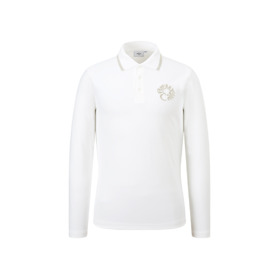 남성 봄 Y넥 긴팔 티셔츠