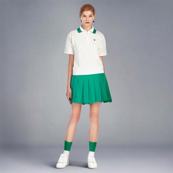 여성 가을 전체 플리츠 큐롯