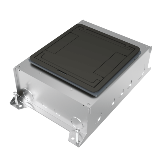 RFBA 10Gang Rectangular Cover Floor Box Concrete Floor Boxes Floor