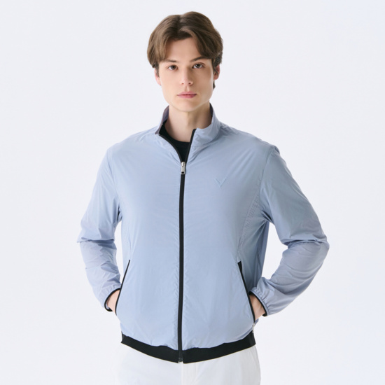 여름 홑겹 경량 블루종